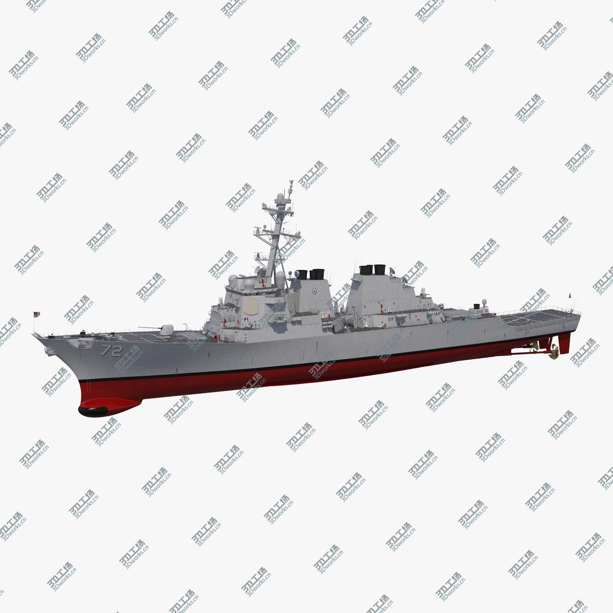images/goods_img/2021040234/Arleigh Burke Destroyer Mahan DDG-72 3D model/1.jpg